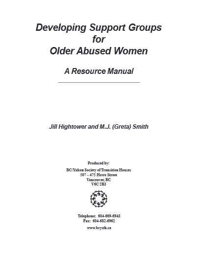Developing Support Groups for Older Abused Women