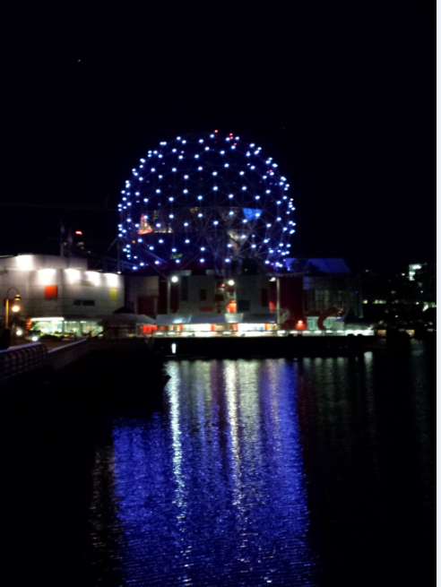 Science World Vancouver showed their support by lighting the dome purple on June 15