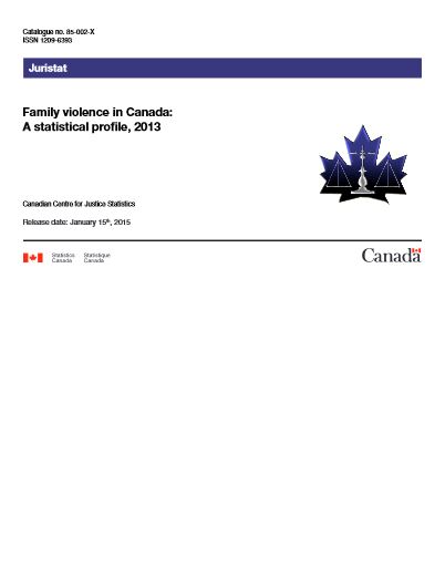 Family Violence in Canada A statistical profile 2013
