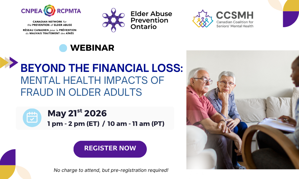financial loss mental health impact of older adults
